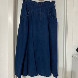 Vintage Calvin Klein Denim Skirt
